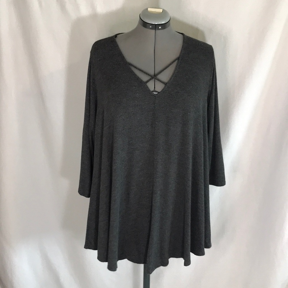 Soft gray top American made